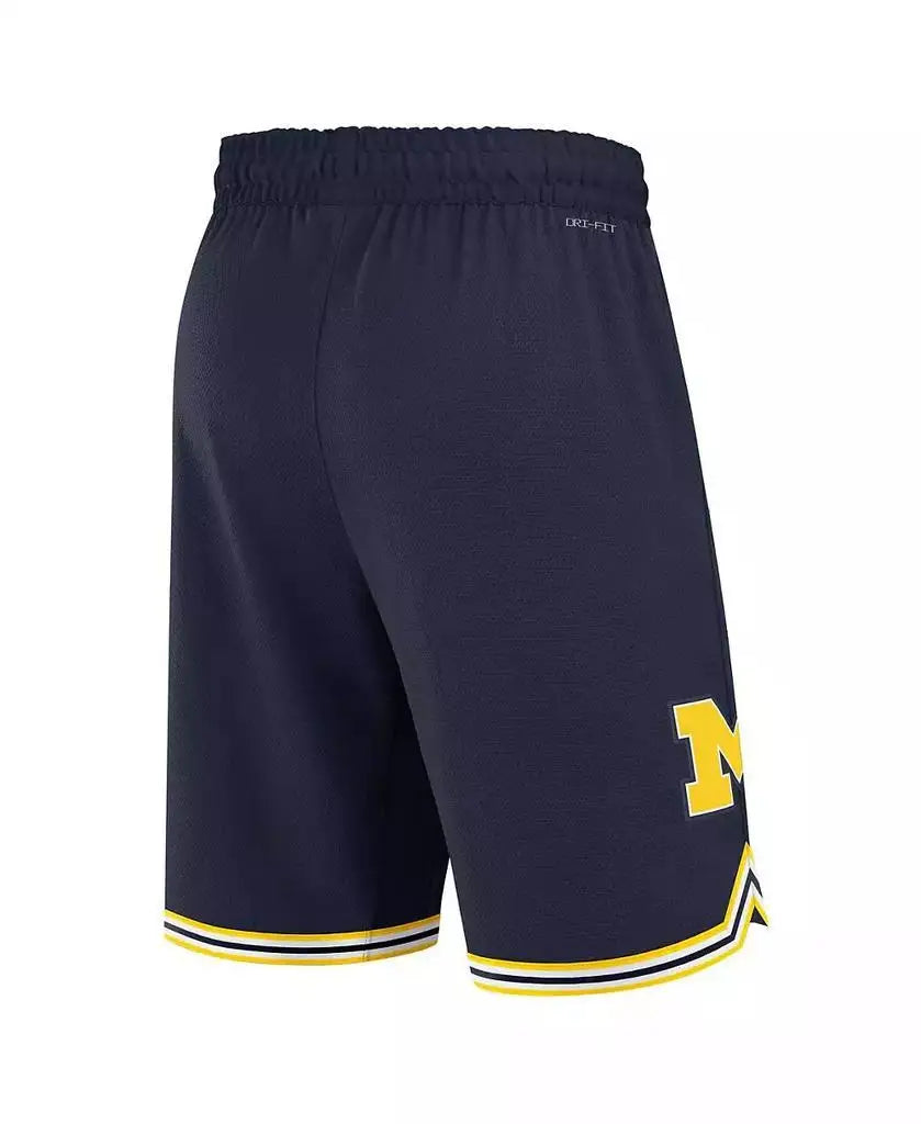 Jordan Men's Navy Michigan Wolverines Basketball Shorts