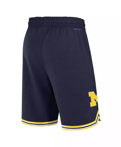 Jordan Men's Navy Michigan Wolverines Basketball Shorts