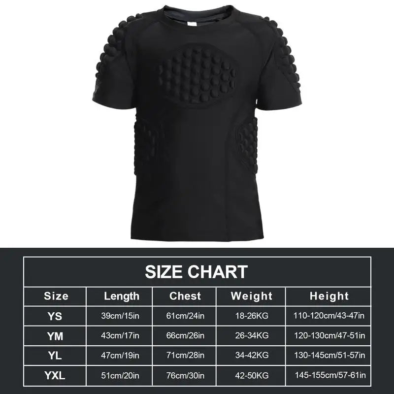 Padded Chest Protective Shirt Football