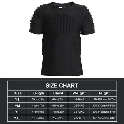 Padded Chest Protective Shirt Football