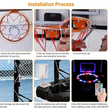 Light Up Basketball Rim 16 Color
