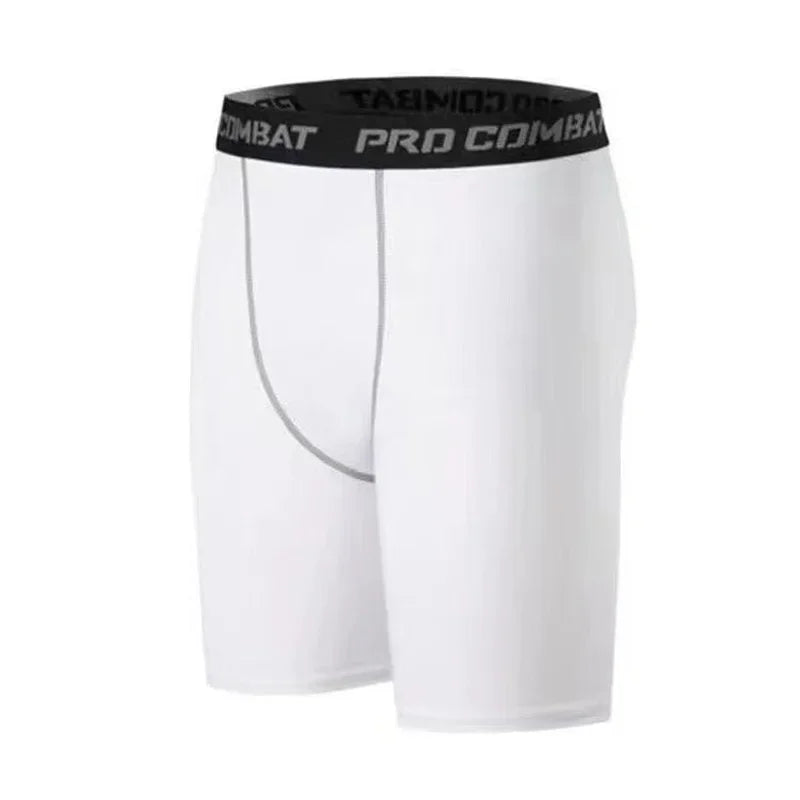 Men's Sports Leggings, Bottoming Shorts, Quick-drying Stretch Fitness, Running, Track and Field, Basketball Training, Compressio