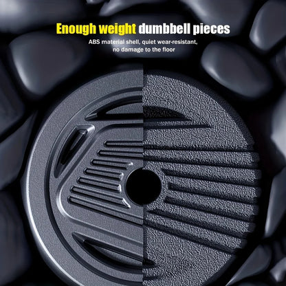 4-in-1 Adjustable Weight Dumbbell Set 22lb– Multi-Function