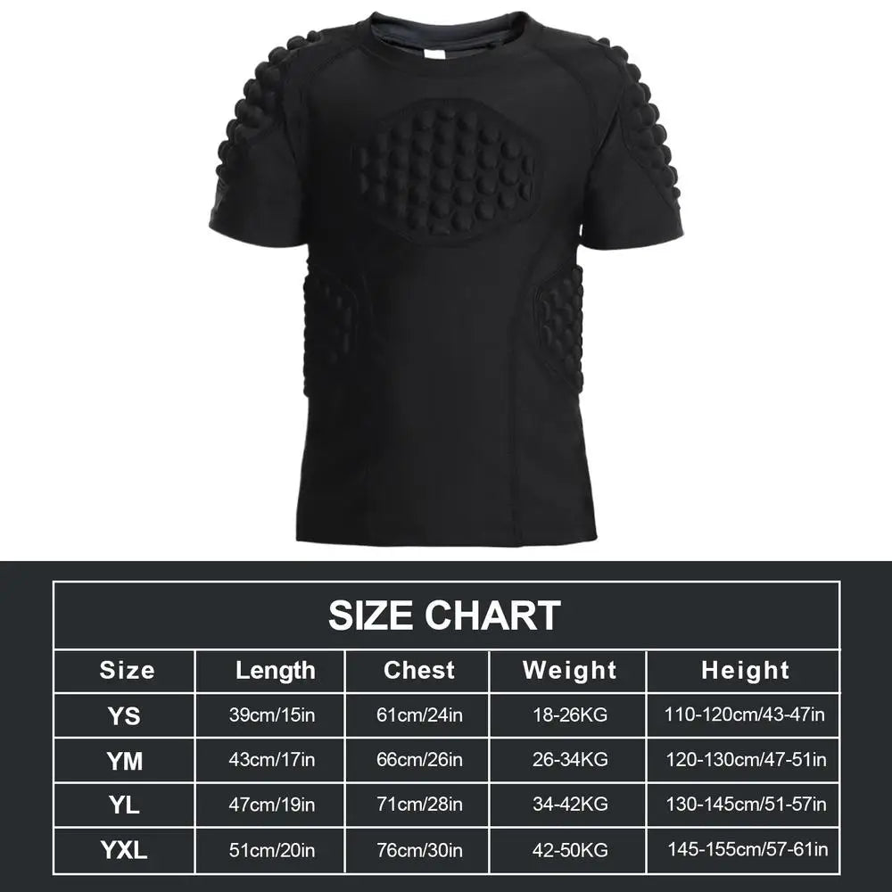 Padded Chest Protective Shirt Football
