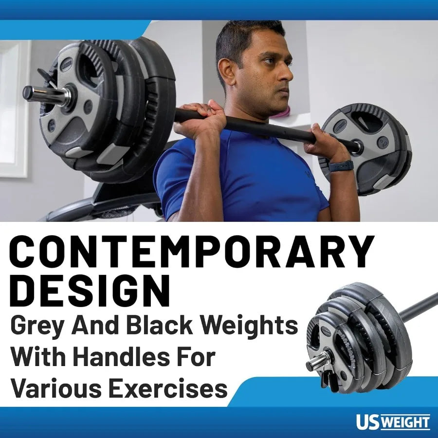 Barbell Weight Set for Home Gym