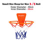 Silent Basketball Size 7#(29.5")6#/5# Dribbling Indoor Grooved Airless Foam Basketball Quiet Dribbling Training Silent Ball Gift