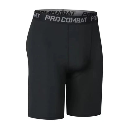 Men's Sports Leggings, Bottoming Shorts, Quick-drying Stretch Fitness, Running, Track and Field, Basketball Training, Compressio