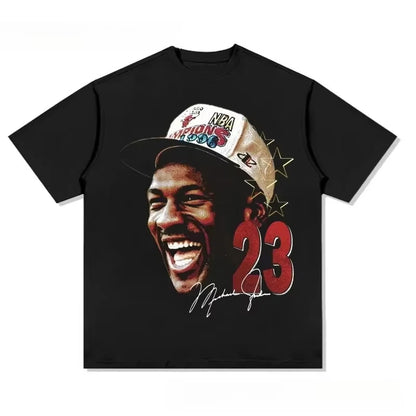 Basketball Star Jordan Commemorative T-shirt