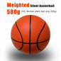 Silent Basketball Size 7#(29.5")6#/5# Dribbling Indoor Grooved Airless Foam Basketball Quiet Dribbling Training Silent Ball Gift