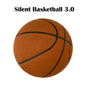 Silent Basketball Size 7#(29.5")6#/5# Dribbling Indoor Grooved Airless Foam Basketball Quiet Dribbling Training Silent Ball Gift