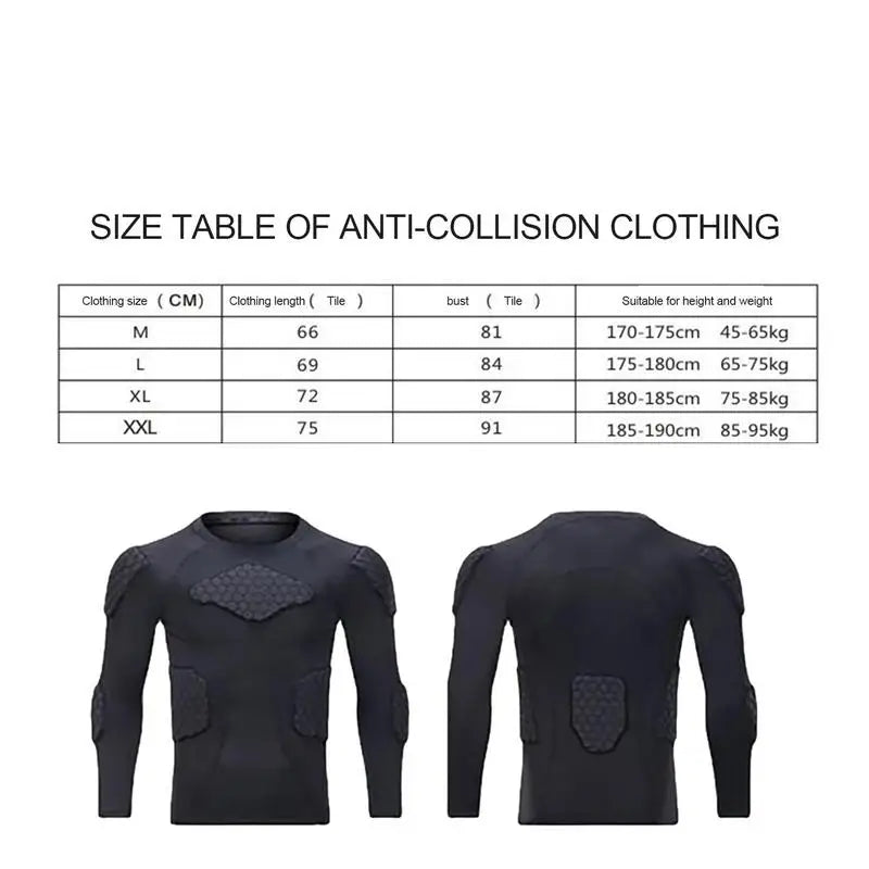Football Undershirt Chest Rib Guards