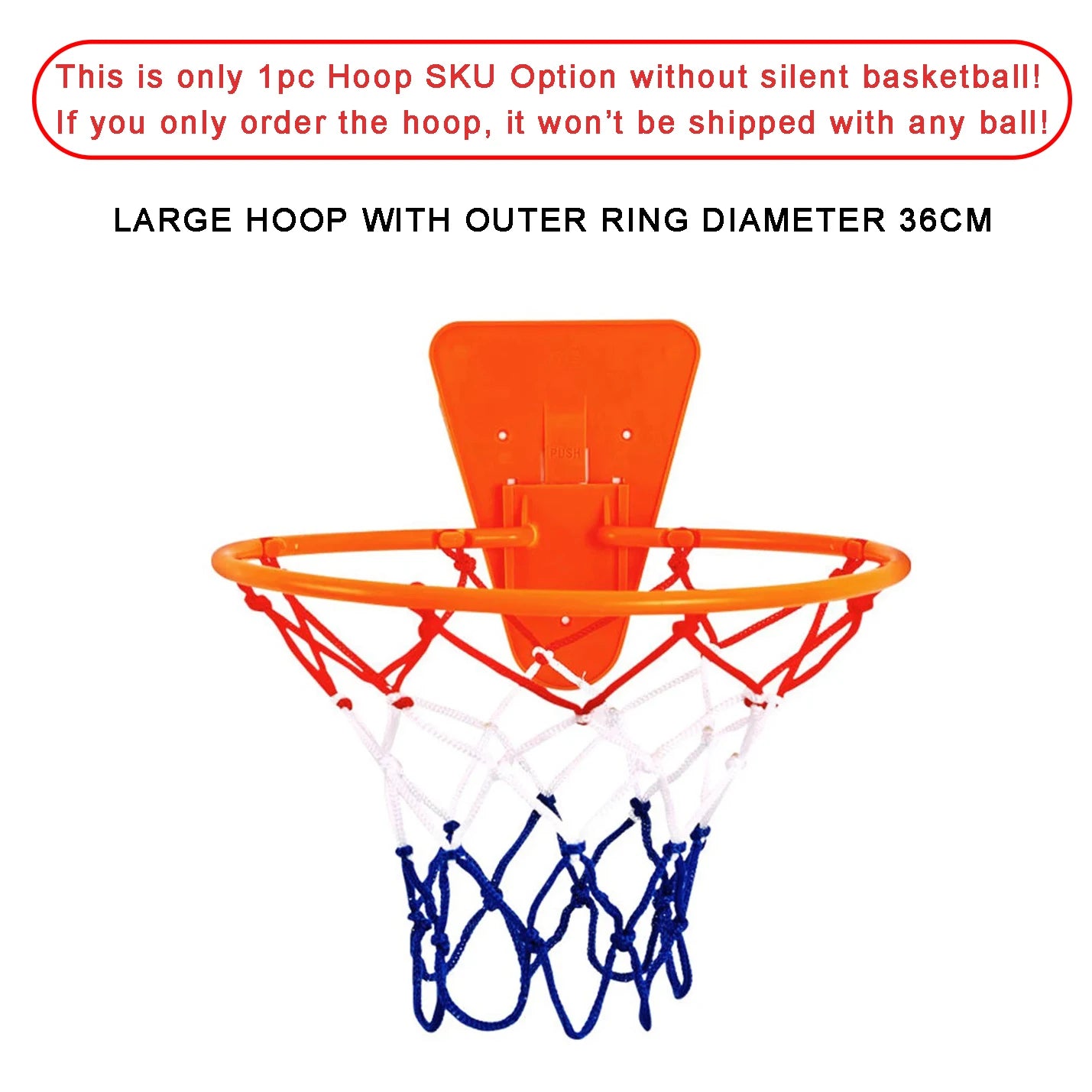 Silent Basketball Size 7#(29.5")6#/5# Dribbling Indoor Grooved Airless Foam Basketball Quiet Dribbling Training Silent Ball Gift